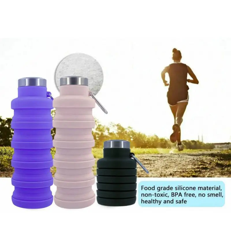 Collapsible Silicone Water Bottle